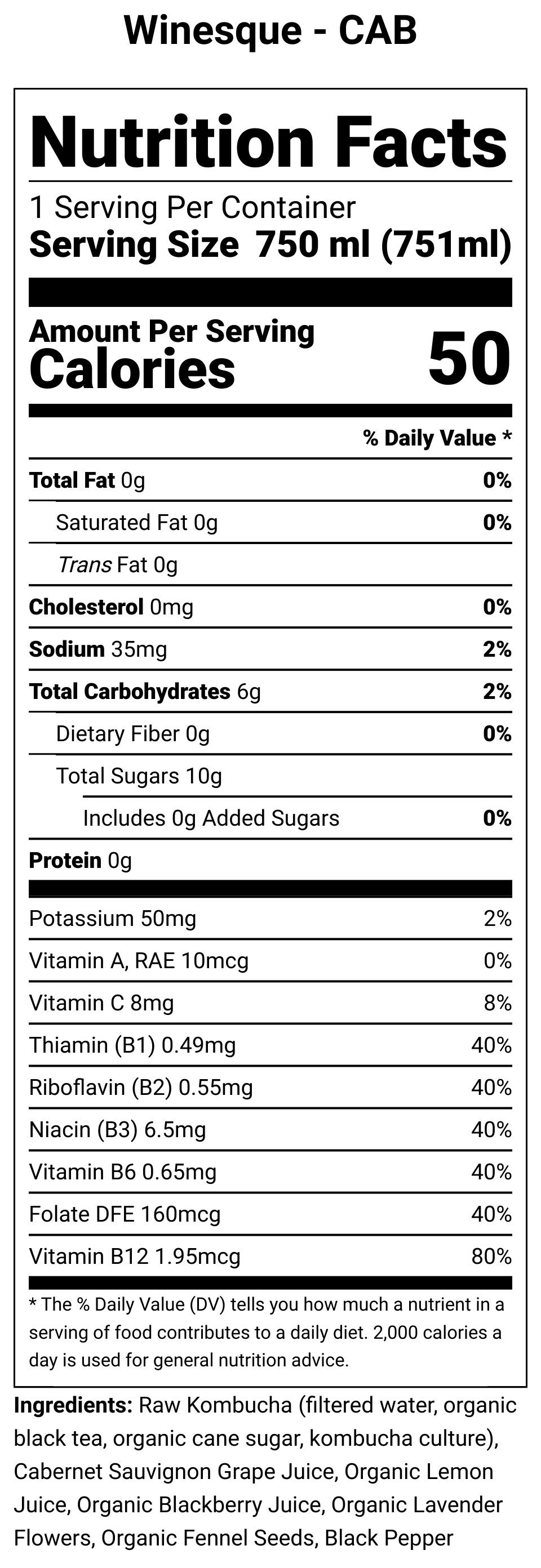 Nutritious Facts CAB